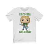 Kurt Cobain Green Jumper, Soft Cotton Bella and Canvas Short Sleeve Tee shirt
