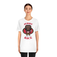 Jerry Rice San Francisco 49ers, Soft Cotton Bella and Canvas Short Sleeve Tee shirt