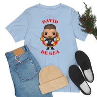 David De Gea Manchester United, Soft Cotton Bella and Canvas Short Sleeve Tee shirt