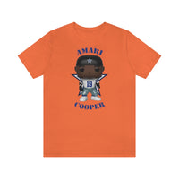 Amari Cooper Dallas Cowboys, Soft Cotton Bella and Canvas Short Sleeve Tee shirt