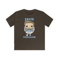 Jack Grealish Manchester City, Kids Gildan Softstyle Tee Shirt