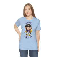 Adam Thielen Minnesota Vikings, Soft Cotton Bella and Canvas Short Sleeve Tee shirt