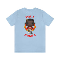 Paul Pogba Manchester United, Soft Cotton Bella and Canvas Short Sleeve Tee shirt