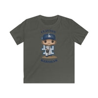 Clayton Kershaw , Kids Gildan Softstyle Tee Shirt