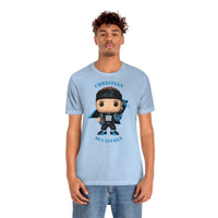 Christian McCaffrey Carolina Panthers, Soft Cotton Bella and Canvas Short Sleeve Tee shirt