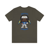 Melvin Gordon L.A Chargers, Soft Cotton Bella and Canvas Short Sleeve Tee shirt