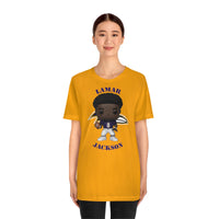 Lemar Jackson Baltimore Ravens, Soft Cotton Bella and Canvas Short Sleeve Tee shirt