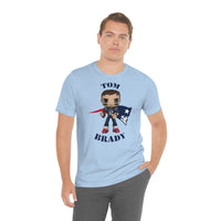 Tom Brady New England Patriots (Large), Soft Cotton Bella and Canvas Short Sleeve Tee shirt