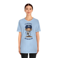 Clayton Kershaw L.A Dodgers, Soft Cotton Bella and Canvas Short Sleeve Tee shirt