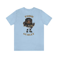 Todd Gurley L.A Rams (Large), Soft Cotton Bella and Canvas Short Sleeve Tee shirt