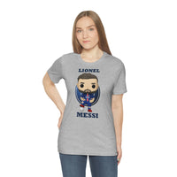Lionel Messi PSG, Soft Cotton Bella and Canvas Short Sleeve Tee shirt