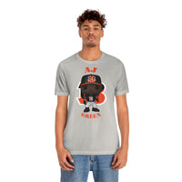 A.J Green Cincinnati Bengals, Soft Cotton Bella and Canvas Short Sleeve Tee shirt