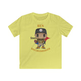 Ben Roethlisberger  Pittsburgh Steelers, Kids Gildan Softstyle Tee Shirt