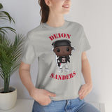 Deion Sanders Atlanta Falcons, Soft Cotton Bella and Canvas Short Sleeve Tee shirt