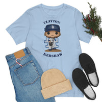 Clayton Kershaw L.A Dodgers, Soft Cotton Bella and Canvas Short Sleeve Tee shirt