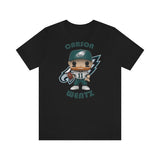 Carson Wentz Philadelphia Eagles (White Jersey), Soft Cotton Bella and Canvas Short Sleeve Tee shirt