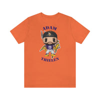 Adam Thielen Minnesota Vikings, Soft Cotton Bella and Canvas Short Sleeve Tee shirt