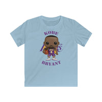 Kobe Bryant L.A Lakers (Purple), Kids Gildan Softstyle Tee Shirt