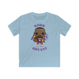 Kobe Bryant L.A Lakers (Purple), Kids Gildan Softstyle Tee Shirt