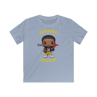 Jerome Bettis Pittsburgh Steelers, Kids Gildan Softstyle Tee Shirt