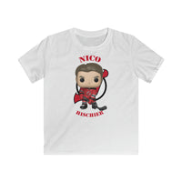 Nico Hischier New Jersey Devils, Kids Gildan Softstyle Tee Shirt