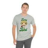 Larry Bird Celtics Basketball, Soft Cotton Bella and Canvas Short Sleeve Tee shirt