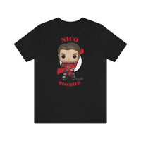 Nico Hischier New Jersey Devils, Soft Cotton Bella and Canvas Short Sleeve Tee shirt
