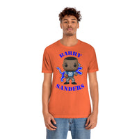 Barry Sanders Detroit Lions, Soft Cotton Bella and Canvas Short Sleeve Tee shirt