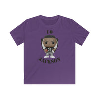 Bo Jackson Oakland Raiders, Kids Gildan Softstyle Tee Shirt