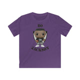 Bo Jackson Oakland Raiders, Kids Gildan Softstyle Tee Shirt