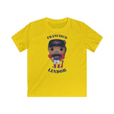 Francisco Lindor Cleveland Indians, Kids Gildan Softstyle Tee Shirt