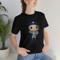 Babe Ruth New York Yankees, Soft Cotton Bella and Canvas Short Sleeve Tee shirt