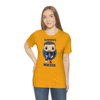 Lionel Messi PSG, Soft Cotton Bella and Canvas Short Sleeve Tee shirt