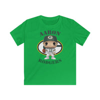 Aaron Rodgers Green Bay Packers, Kids Gildan Softstyle Tee Shirt