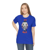 Mr Met New York Mets, Soft Cotton Bella and Canvas Short Sleeve Tee shirt