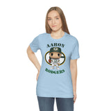 Aaron Rodgers Green Bay Packers, Soft Cotton Bella and Canvas Short Sleeve Tee shirt