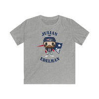 Julian Edelman New England Patriots, Kids Gildan Softstyle Tee Shirt