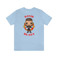 David De Gea Manchester United, Soft Cotton Bella and Canvas Short Sleeve Tee shirt