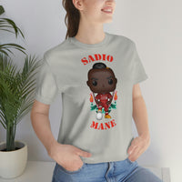 Sadio Mane Liverpool, Soft Cotton Bella and Canvas Short Sleeve Tee shirt