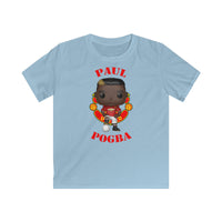 Paul Pogba Manchester United, Kids Gildan Softstyle Tee Shirt