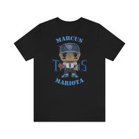 Marcus Mariota Tennessee Titans, Soft Cotton Bella and Canvas Short Sleeve Tee shirt