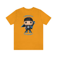 Christian McCaffrey Carolina Panthers, Soft Cotton Bella and Canvas Short Sleeve Tee shirt