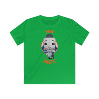 Mr Met New York Mets, Kids Gildan Softstyle Tee Shirt