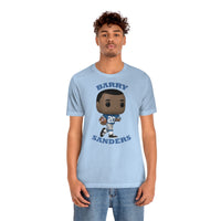Barry Sanders Detroit Lions, Soft Cotton Bella and Canvas Short Sleeve Tee shirt