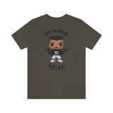 Junior Seau L.A Chargers, Soft Cotton Bella and Canvas Short Sleeve Tee shirt