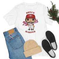 Bryce Harper Washington Nationals, Soft Cotton Bella and Canvas Short Sleeve Tee shirt