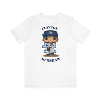 Clayton Kershaw L.A Dodgers, Soft Cotton Bella and Canvas Short Sleeve Tee shirt