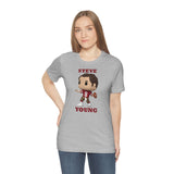 Steve Young San Francisco 49ers, Soft Cotton Bella and Canvas Short Sleeve Tee shirt
