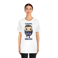 Lionel Messi PSG, Soft Cotton Bella and Canvas Short Sleeve Tee shirt