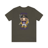 Adam Thielen Minnesota Vikings, Soft Cotton Bella and Canvas Short Sleeve Tee shirt